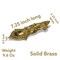 Brass Finish Pooja Aarti Spoon 1 Pc Diya Twin Parrot Design Round Hawan Spoon for Pouring Ghee in Hawan Kund Diwali Gift Ethnic Indian Aarti Spoon Wedding Return Gifts Home Temple Decor
